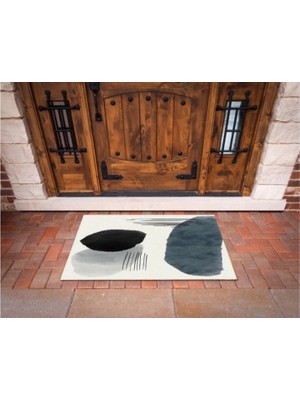 Miraxx 3D Baskı Özel Tasarım   Geometrik Dış Mekan Paspas 223