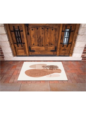 Miraxx 3D Baskı Özel Tasarım   Geometrik Dış Mekan Paspas 229