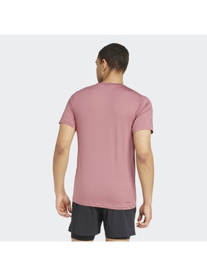 Adidas Train Essentials Stretch Erkek Pembe Yuvarlak Yaka Tişört