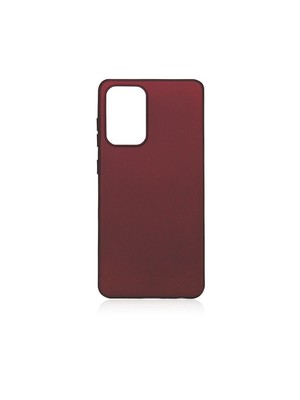 noktaks - Samsung Galaxy A72 - Kılıf Mat Soft Premier Silikon Kapak - Mürdüm - T16926