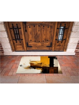 Miraxx 3D Baskı Özel Tasarım   Geometrik Dış Mekan Paspas 55