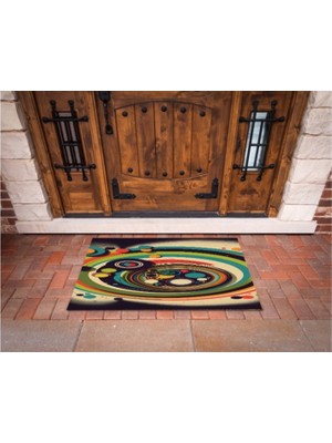 Miraxx 3D Baskı Özel Tasarım   Geometrik Dış Mekan Paspas 108