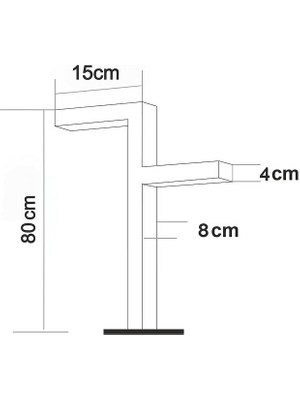 Quark Lighting Özel Reflektörlü Bollard Aydınlatma Antrasit BL101