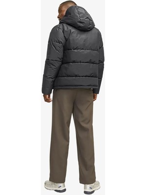 Jack & Jones Jjworld Puffer Erkek Gri Mont 12259850-ASPHALT