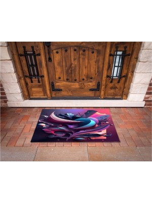 Miraxx 3D Baskı Özel Tasarım   Geometrik Dış Mekan Paspas 6