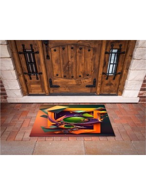 Miraxx 3D Baskı Özel Tasarım   Geometrik Dış Mekan Paspas 29