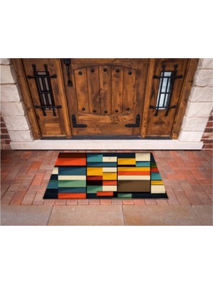 Miraxx 3D Baskı Özel Tasarım   Geometrik Dış Mekan Paspas 82