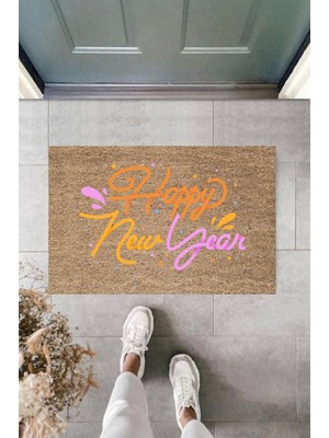 Miraxx Kapı Önü Paspası Yeni Yıl Konsepti Dijital Baskı PY-175111144