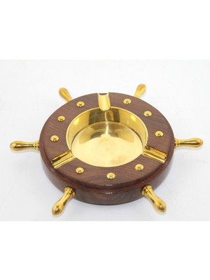 Keyfim Shop Pirinç Dümenli Küllük 15CM