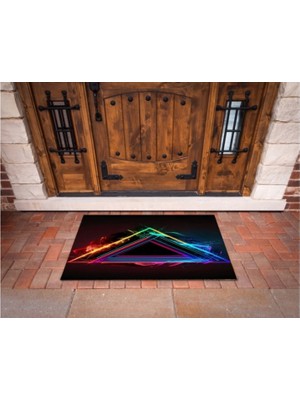 Miraxx 3D Baskı Özel Tasarım   Geometrik Dış Mekan Paspas 136