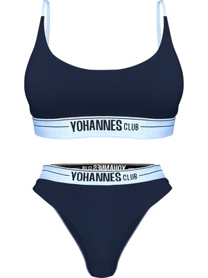 Yohannesclub, Kadın, Iç Çamaşırı Takımı, (Bralet-Brazilian), Lacivert