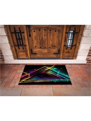 Miraxx 3D Baskı Özel Tasarım   Geometrik Dış Mekan Paspas 107