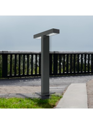 Quark Lighting Özel Reflektörlü Bollard Aydınlatma Antrasit BL102