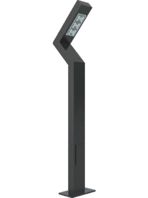 Quark Lighting Özel Reflektörlü Bollard Aydınlatma Antrasit BL104