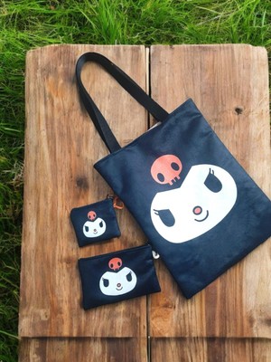 3 Lü Kuromi Çanta Seti
