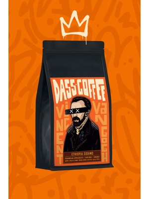 Dass Coffee Etiyopya Sidamo Çekirdek Kahve 250 gr - Öğütülmemiş