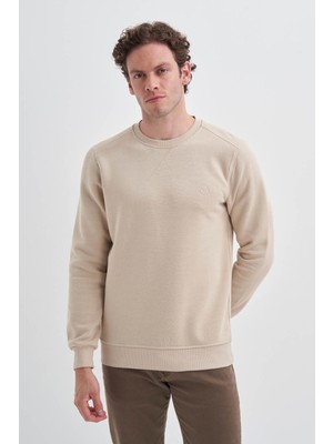 Cazador Erkek Sweatshirt Bej 5615