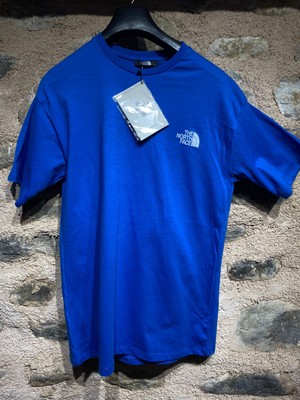 Monelizmen North Face Lacivert Baskılı Oversize T-Shirt