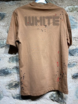 Monelizmen Off White Baskılı T-Shirt - Açık Kahverengi