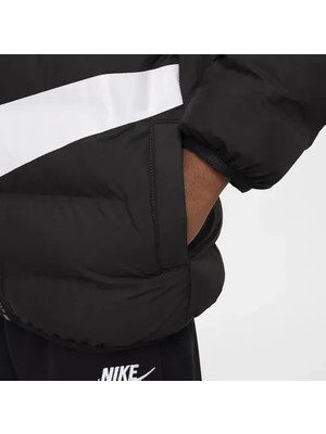 Nıke Wrap Swoosh Debossed Quılt Çocuk Mont