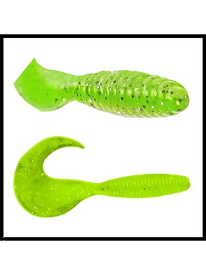 Savage Uyguna-Yakala Yumy 3.5 cm Fluo Yeşil Silikon Kurt