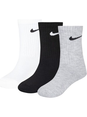 Nıke Kıds' Basıc Pack Crew Socks 3'lü Çorap