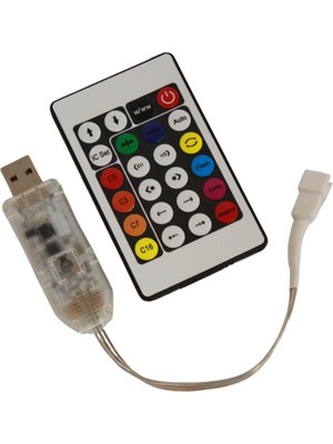 Hazar Led WS2812B USB Girişli Bluetooth Kontrollü Pixel LED Kontrol Devresi 5V