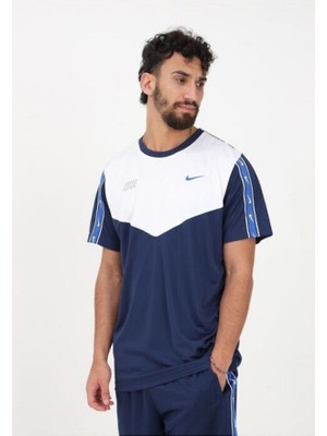 Sportswear Repeat Polyknit Short-Sleeve Erkek Tişört Cng-Store