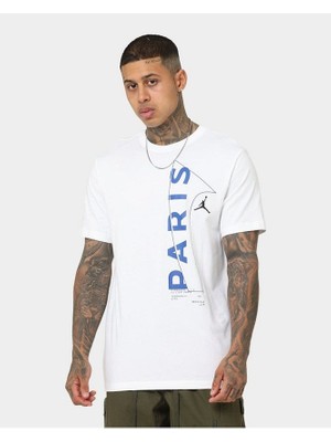 Jordan Paris Saint German Wordmark Erkek T-Shirt Cng-Store