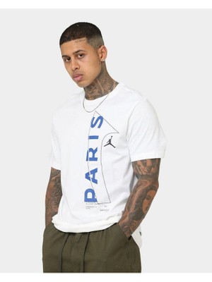 Jordan Paris Saint German Wordmark Erkek T-Shirt Cng-Store