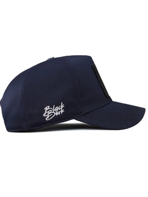 BlackBörk V2 Baseball It's Sunnah - 1 Kod Logolu Unisex Lacivert Şapka (Cap)