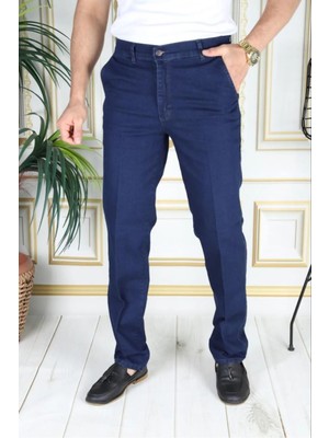 Erkek Kot Kumaş Pamuklu  Kalite Lüx Pantolon Kışlık Mavi