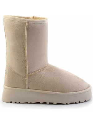 Bej Süet   Kadın Bot & Bootie K02855115202