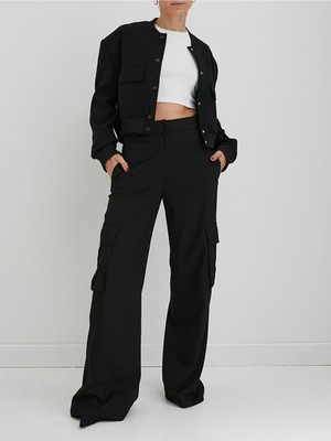 Ronada Wuwei Siyah Cepli Bomber Ceker