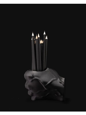 3DreaMaker Yumruk Tasarımlı Kalemlik - Güçlü ve Şık Masa Üstü Düzenleyici