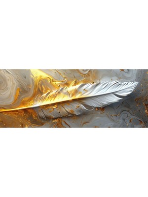 Arte Vista Golden Feather Kanvas Tablo