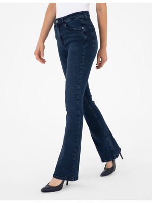 Pierre Cardin Kadın Mavi Jean Pantolon 50294378-VR036