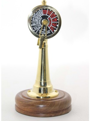 Keyfim Shop Pirinç Makine Telgrafı 17*9 cm