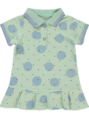 Kumru Kız Bebek Elbise 6-18 Ay Mint