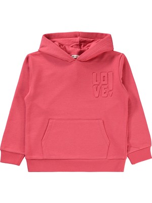 Civil Girls Kız Çocuk Sweatshirt 6-9 Yaş Nar