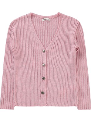 Civil Girls Kız Çocuk Hırka 10-13 Yaş Pudra