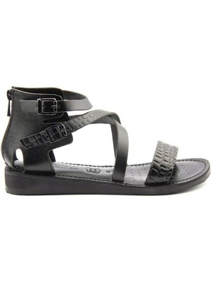 Togo Kadın Düz Sandalet [051335], Siyah, 39