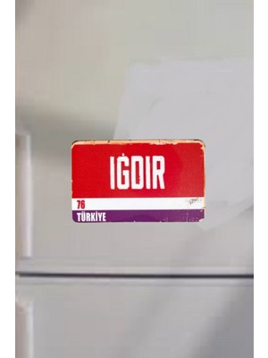 Iğdır Şehir Temalı Buzdolabı Magneti