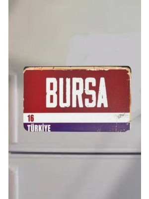 Bursa Şehir Temalı Buzdolabı Magneti