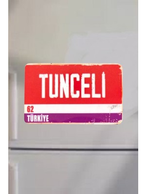 Tunceli Şehir Temalı Buzdolabı Magneti