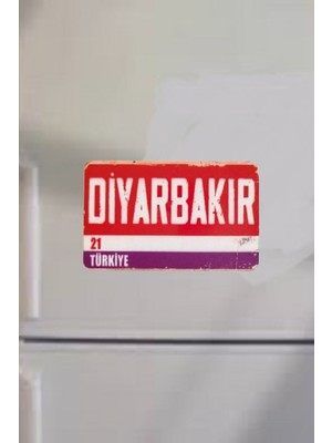 Diyarbakır Şehir Temalı Buzdolabı Magneti