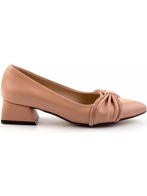 Bambi Nude  Kadın Klasik Topuklu Ayakkabı K01039102109