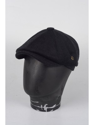 mercantoptan Kışlık 8 Parca Kaşmir Düz Renk Peaky Blinders Model  Erkek Kasket Şapka