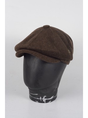 mercantoptan Kışlık 8 Parca Kaşmir Düz Renk Peaky Blinders Model  Erkek Kasket Şapka