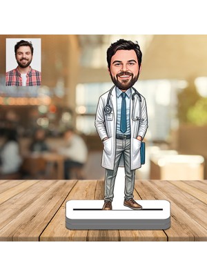 Doktor 3D Ahşap Biblo,sevgiliye Hediye,doğum Günü Hediyesi